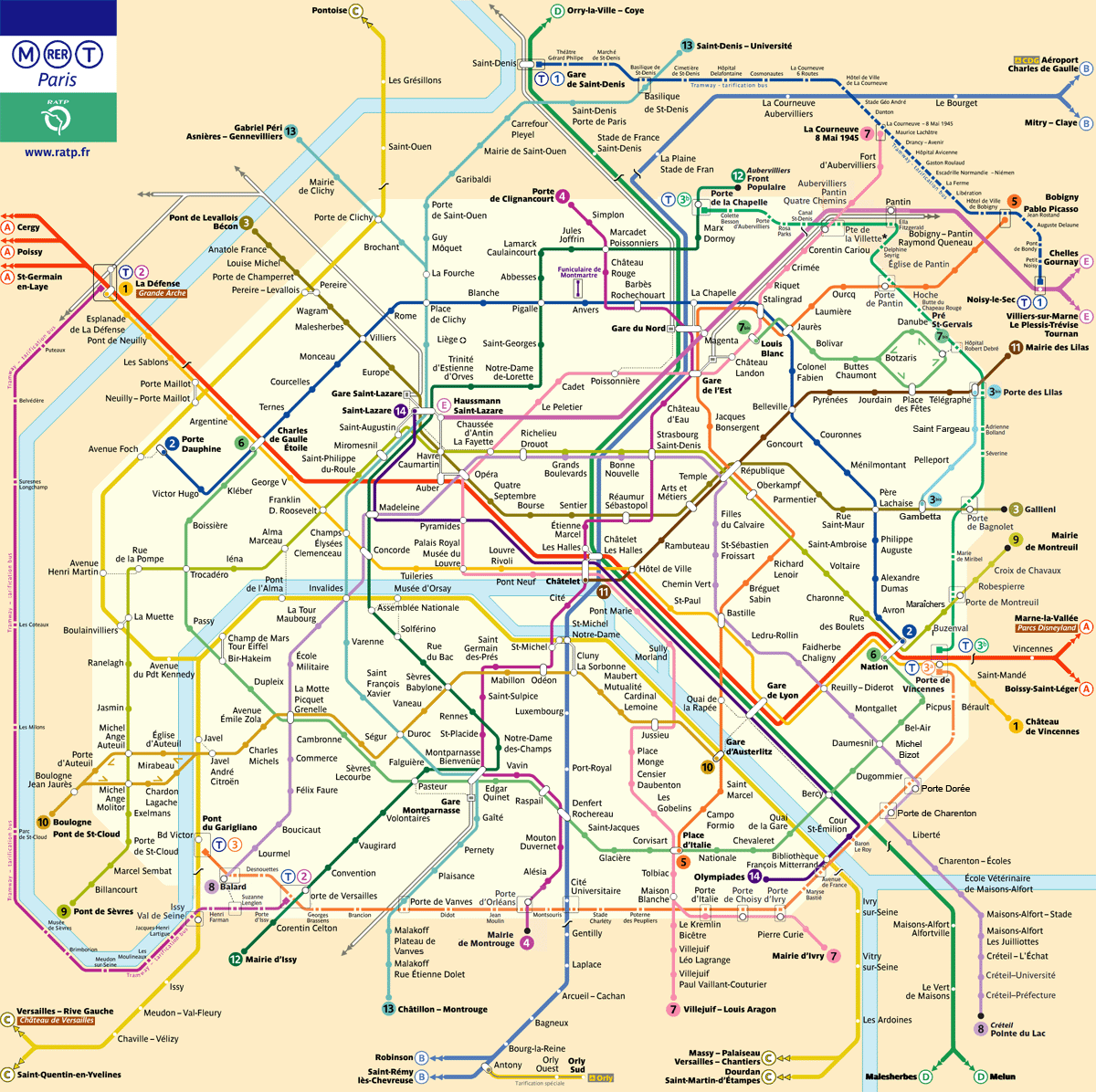 Metro map